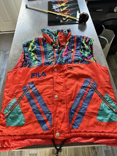 Gilet sci vintage fila grande - sci,