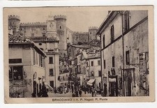 [RM43] CARTOLINA BRACCIANO V.P.NAPOLI P.PONTE ANIMATISSIMA