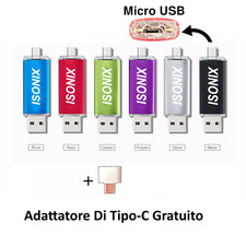 Chiavetta USB 32-128 Giga 2.0 Chiavetta 3 in 1 per smartphone Android Computer