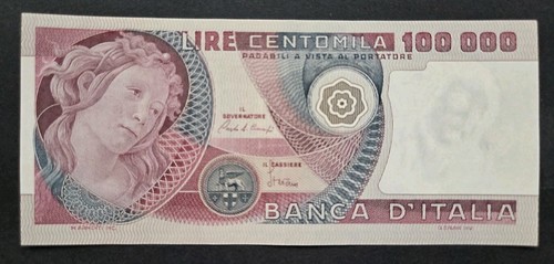 100000 lire botticelli - 100000,
