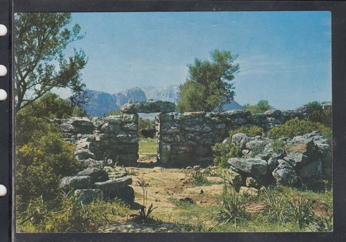 Cartolina dorgali villaggio - cartolina,