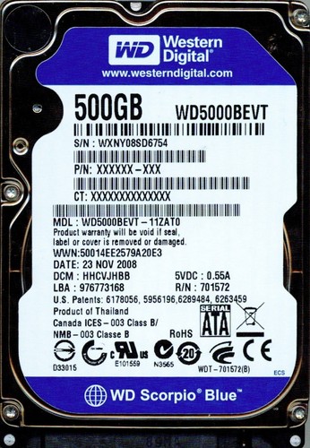 Wd5000bevt 11zat0 hhcvjhbb - wd5000bevt-11zat0,,