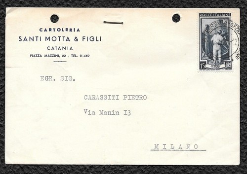 Italia 1951 cartolina - italia, 1951-