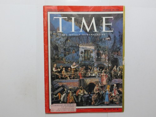 Time magazine december 1959 - time,