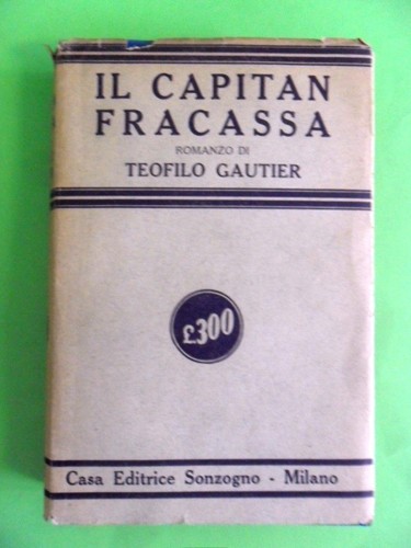 Capitan fracassa sonzogno - capitan, 1954