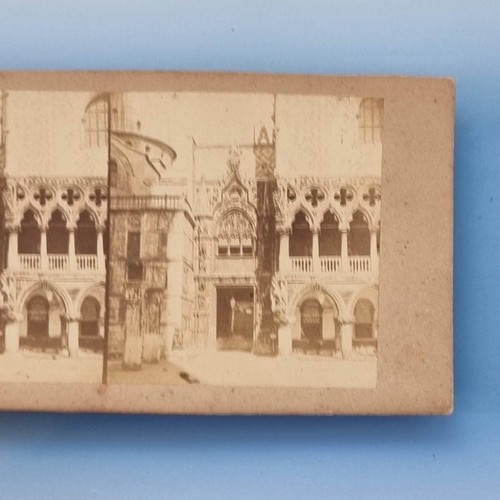 Venice stereoview c1860 real - venice,