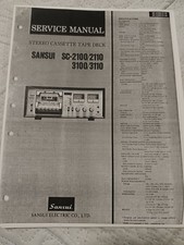 SANSUI SC-2100 SC-2110 SC-3100