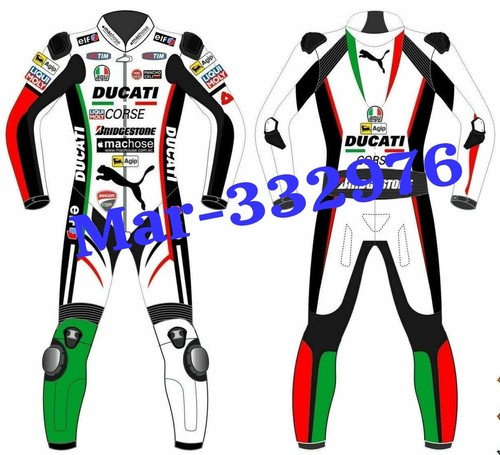 Ducati corse leather motorbike - ducati,