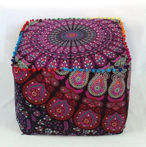 Pouf ottomano quadrato - , stampa