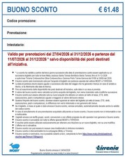 Buono sconto - codice coupon