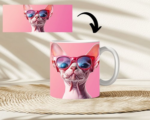 Tazza caffè sphynx - gatto, con