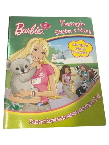 Barbie libro con - con, adesivi