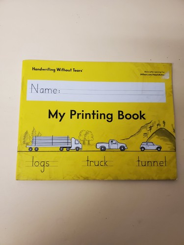 Handwriting without tears - tears, my