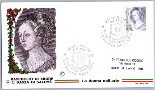 Italia fdc donna nell - fdc,