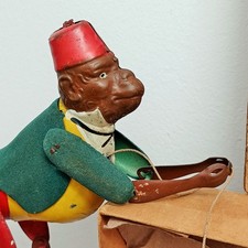 Lehmann 385 Climbing Monkey con scatola - anni 1900 1910 - Tin toy boxed