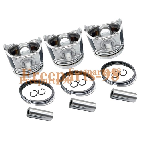 New pcs piston kit - &, rings