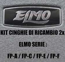 ★KIT CINGHIE DI RICAMBIO 2 x PROIETTORE ELMO FP-A / FP-C / FP-E / FP-F  BELTS★