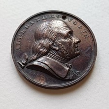 Vecchia Medaglia In Bronzo