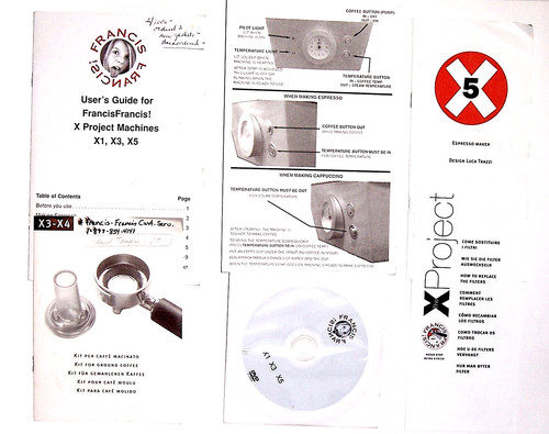 Set istruzioni originale illy - set,