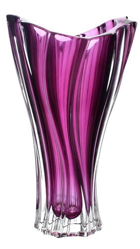 Vaso cristallo vetro viola - cristallo,