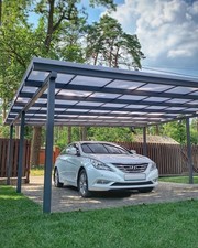Carport moderno in metallo
