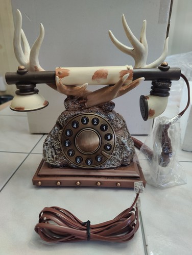 Telefono vintage cabina corna - telefono,