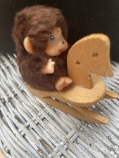 MINI DOLL BAMBOLA  VINTAGE  ANNI 80 MONCICCI' CAVALLINO A DONDOLO ICONICO RARA