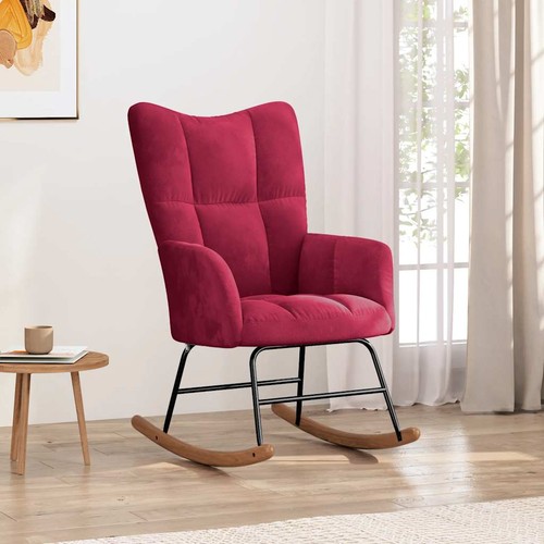Sedia dondolo rosso - sedia,