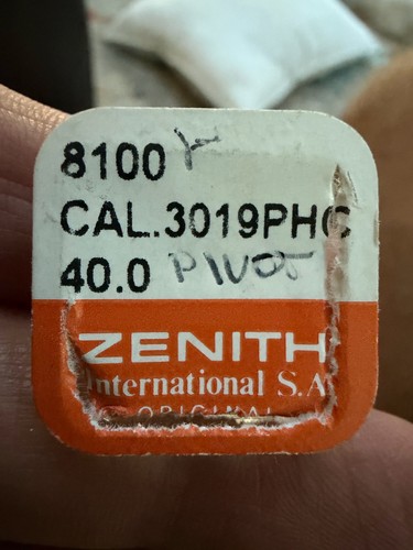 Zenith primero calibro 3019 - zenith,
