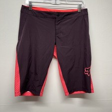 Fox Lynx Pantaloncini Ciclismo Mountain Bike Nero/Rosa Taglia S
