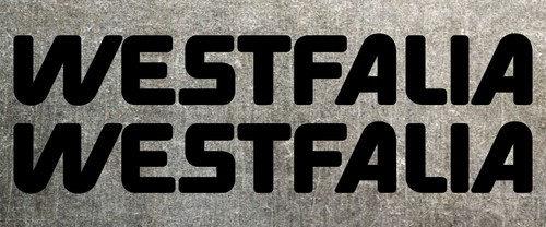 Westfalia adesivi sticker - westfalia,