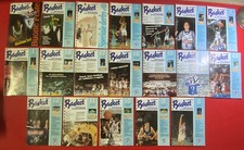 BASKET NEWS FORTITUDO PALLACANESTRO Lotto di 19 Riviste Ufficiali Annata 1996