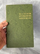 ANTIQUE Poetry Book Matins