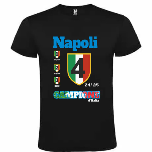 T-Shirt napoli scudetto 4