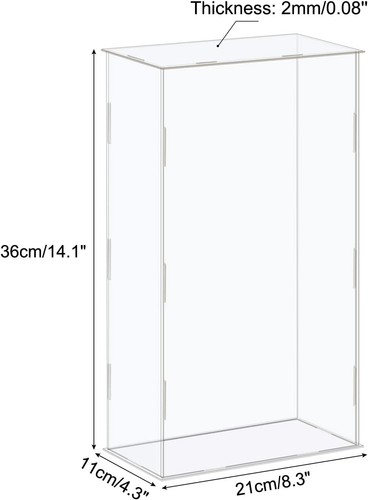 Acrylic display case clear - display,