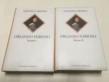 ORLANDO FURIOSO Ludovico Ariosto Vol. I II La Biblioteca di Repubblica 2005