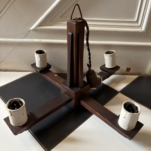 Lampadario vintage rustico - , in