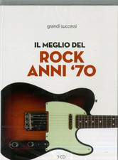 3 Cd IL MEGLIO DEL ROCK ANNI '70 GRANDI SUCCESSI ORIGINALI box nuovo digibook