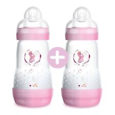 MAM Biberon Easy Start Anti-Colic 260ml Deep Sea Colore Rosa, 2 Pezzi