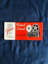 Gioca Royal Sound  Super 8 50/n Manuale istruzioni multilingua