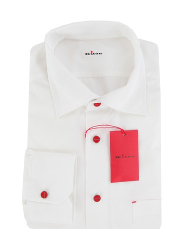 Kiton camicia uomo bianco - uomo,