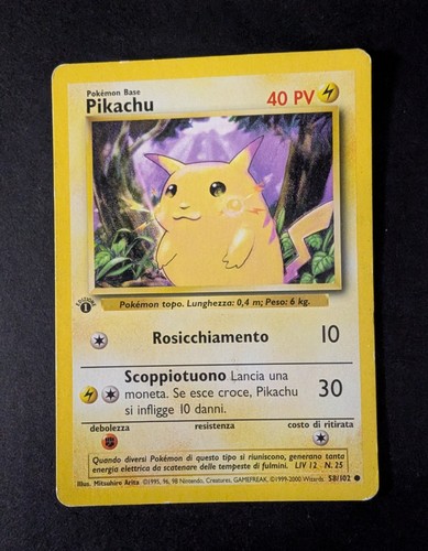 102 pokémon pikachu set - 58/102,