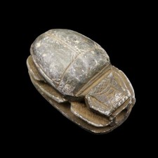 Raro grande antico scarabeo in