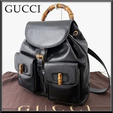 GUCCI Zaino Bambù Doppia