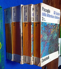 LIBRO; GLI AUTORI DELLA LETTERATURA ITALIANA voll. 1,2,3.1/ 3.2 PAZZAGLIA voll 4