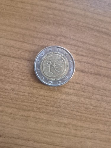 Moneta due euro tedesca j - 2, tedesca,
