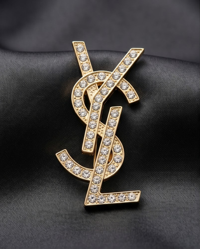 Spilla originale ysl logo - spilla,