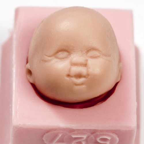 Stampo flessibile viso bambino