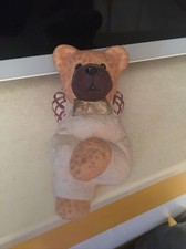 Orsetto Orso Animale Animali Porcellana Soprammobile Decorazioni Vintage