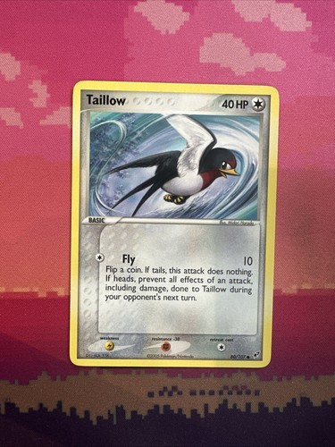 Pokemon card tailow - ex, deoxys